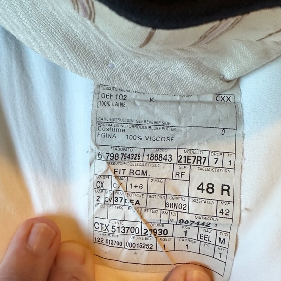 Ermenegildo Zegna (Su Misura) Trofeo Men's Wool Suit - Picture 10 of 15